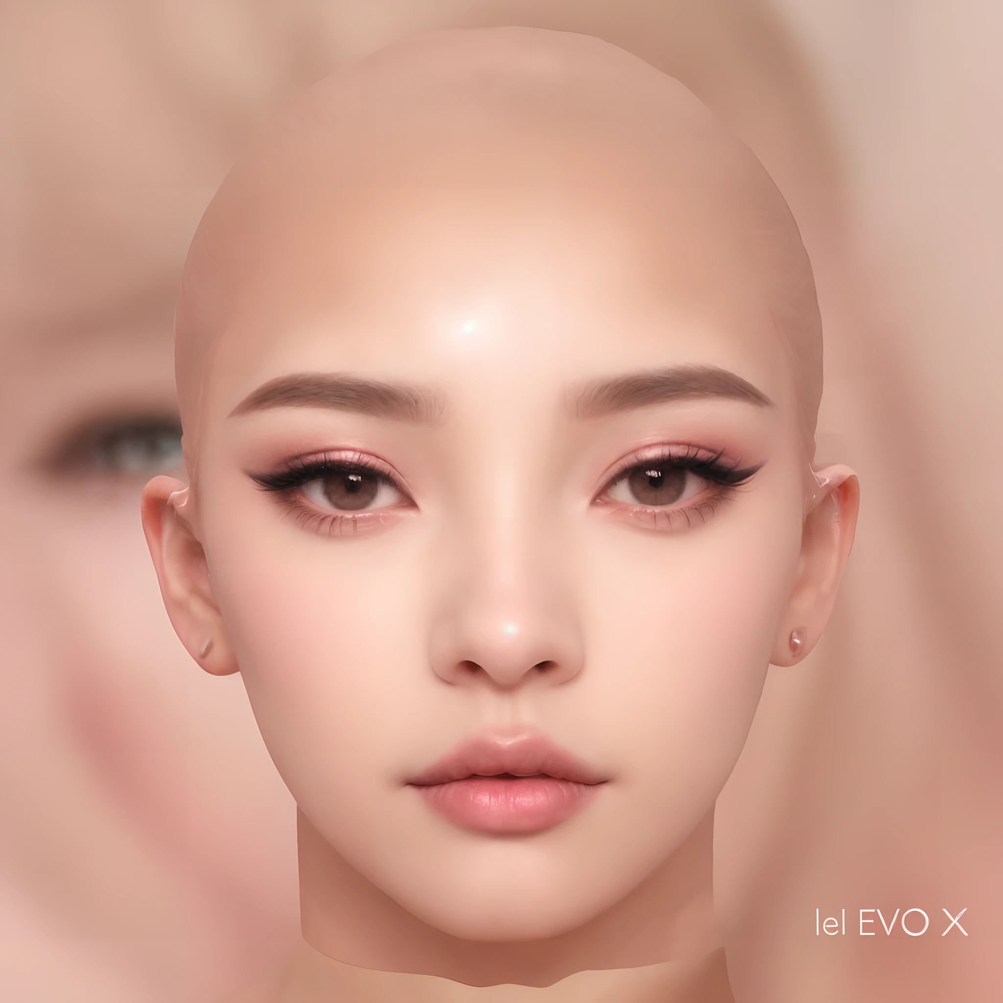 um close up de uma mulher preta, mulher negra sem sombras, no shadows,kpop makeup, kpop style lipstick, kpop style eyeshadows, idolo de kpop, kpop idol, jang wonyoung, jisoo, com uma flor no cabelo, No eyelashes, without eyelashes, lip gloss, brilho labial, kpop lip gloss, kpop lips, glossy lips, boca fechada, closed mouth, maquiagem kpop, idol kpop makeup, wlop pele brilhante, com o rosto muito detalhado, kawaii retrato realista, Rosto altamente detalhado de 8k, rosto realista detalhado, rosto realista altamente detalhado, detalhes faciais ultra realistas, rosto detalhado realista, rosto detalhado real, rosto detalhado e realista, Rosto ultra realista, altamente detalhado. liso, rosto realista e detalhado