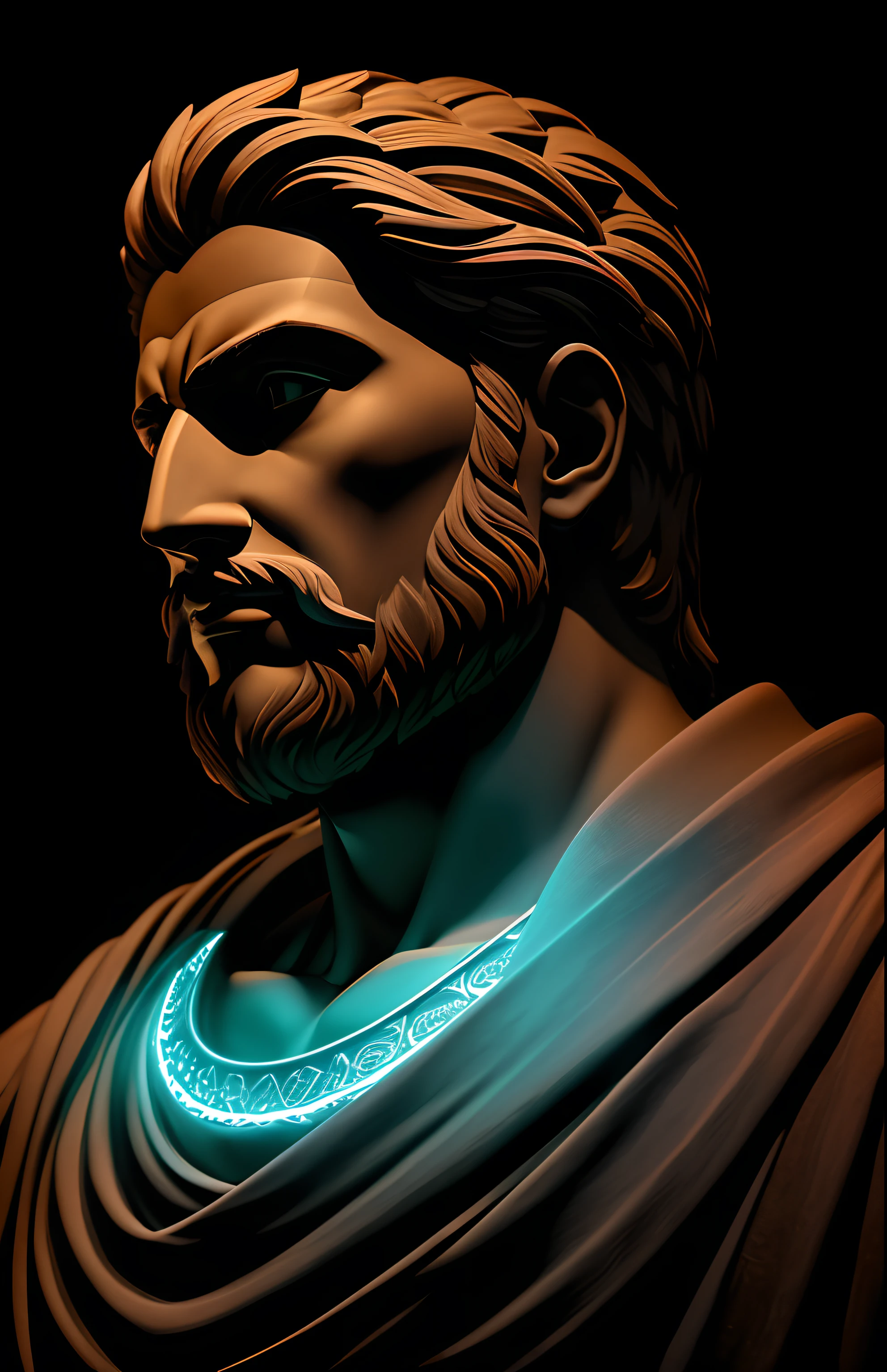 an old Greek philosopher wise strong stoic made with black stone, estilo de escultura por Giovanni Strazza, profundidade de foco bokesharp, Sombras, mistborn, nevoeiro, muito alto detalhado, cinematic lighthing, Kinematic, alto detalhado, Ultra Detalhado, Highlight lighting, cores muito divinas, realista, 8k, HDR