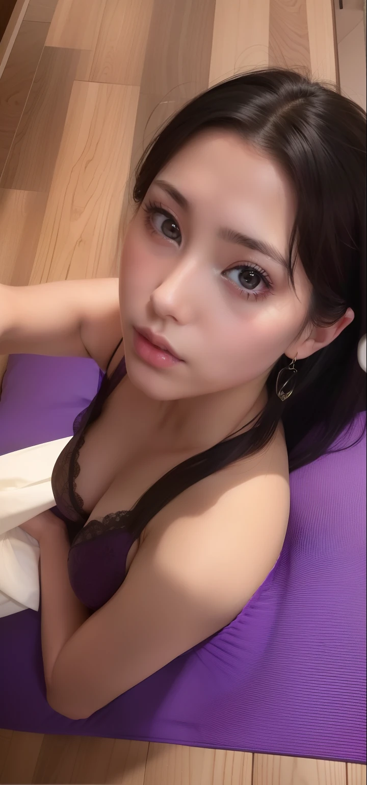 masutepiece, hight resolution, Best Quality, Highly detailed, Yellow eyes, Beautuful Women、 small tits 、 You can see the bare skin of the décolleté、realisitic、a picture、An ultra-high picture quality、detail portrayal、30-years old、A Japanese Lady、