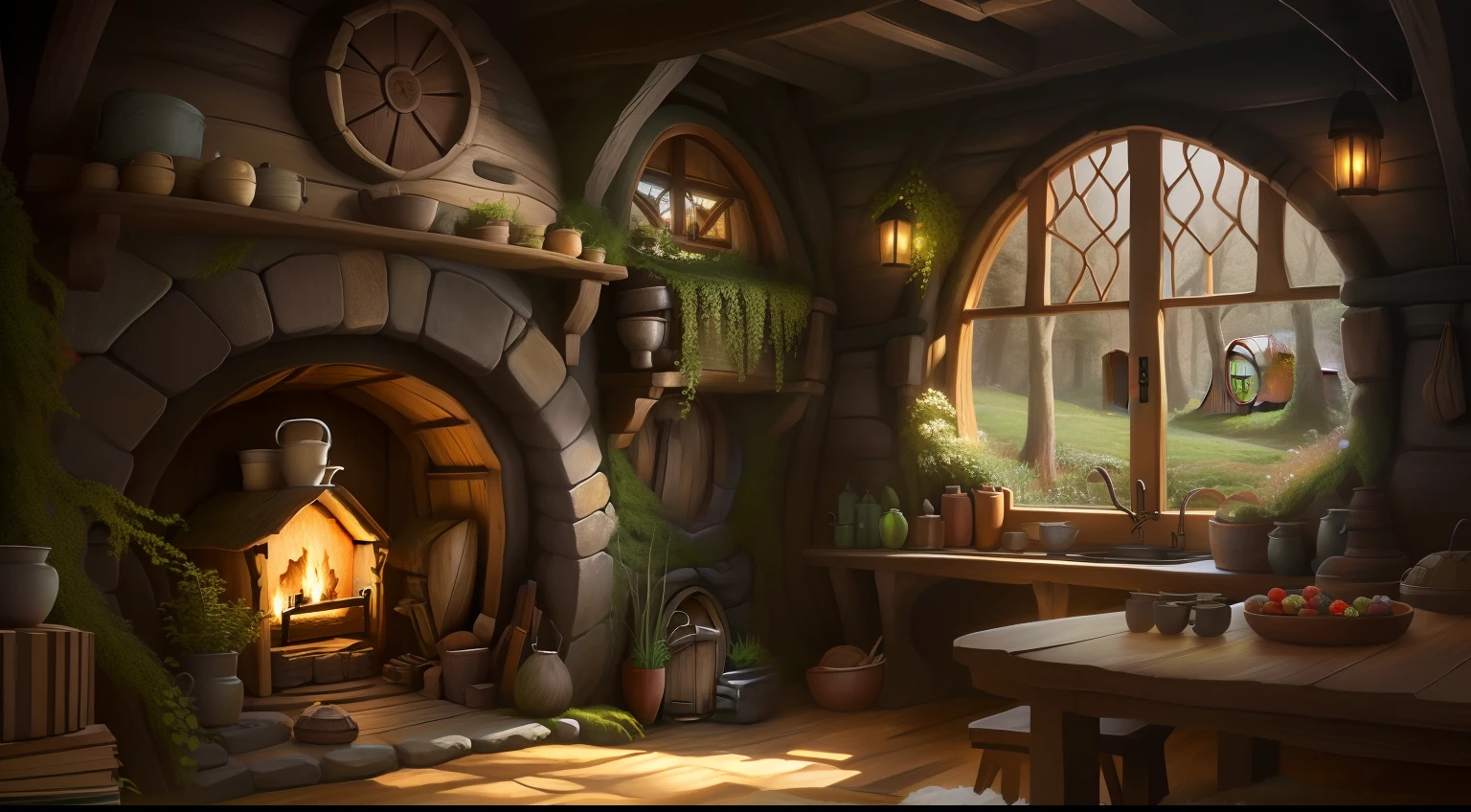 cozy hobbit house