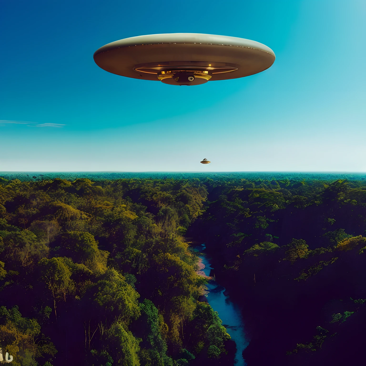 Foto RAW de uma paisagem com um disco voador, ovni,
 ufo,pequenos detalhes, 
fotorrealista, 
foto ultrarrealista,
 8k uhd, dslr, soft-lighting, 
alta qualidade, grain of film, Fujifilm XT3, 
obra-prima, disco voador photo in a studio,
 disco voador super detalhado, imagem de alta qualidade, foto profissional,
obra-prima, melhor qualidade, alta resolução: 1.4), 
1ufo, disco voador, textura de metal, brushed steel,HD, fotografia, filme, 
cinemactic, realista, (8k, foto RAW, melhor qualidade, obra-prima: 1.2), 
(realista, foto-realista: 1.33), melhor qualidade, disco voador, ufo, ovni, unidentified dish-shaped flying object, 
Realistic and detailed lighting on the flying saucer, profundidade de campo,
 grain of film, textura do ufo detalhada,
 foto, imagem nitida, realista de um disco voador.