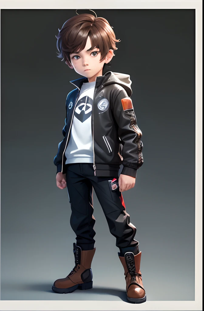 Boys' gray jacket