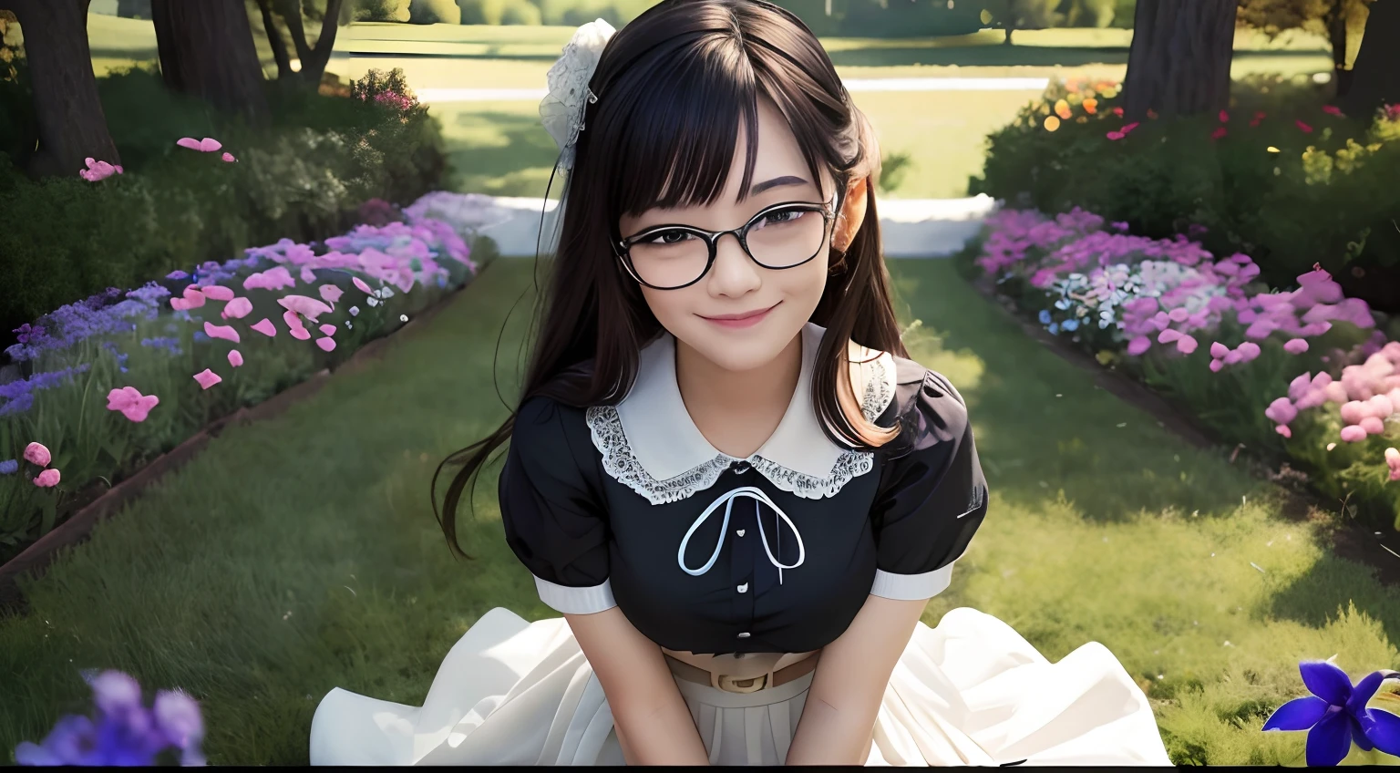 smiling