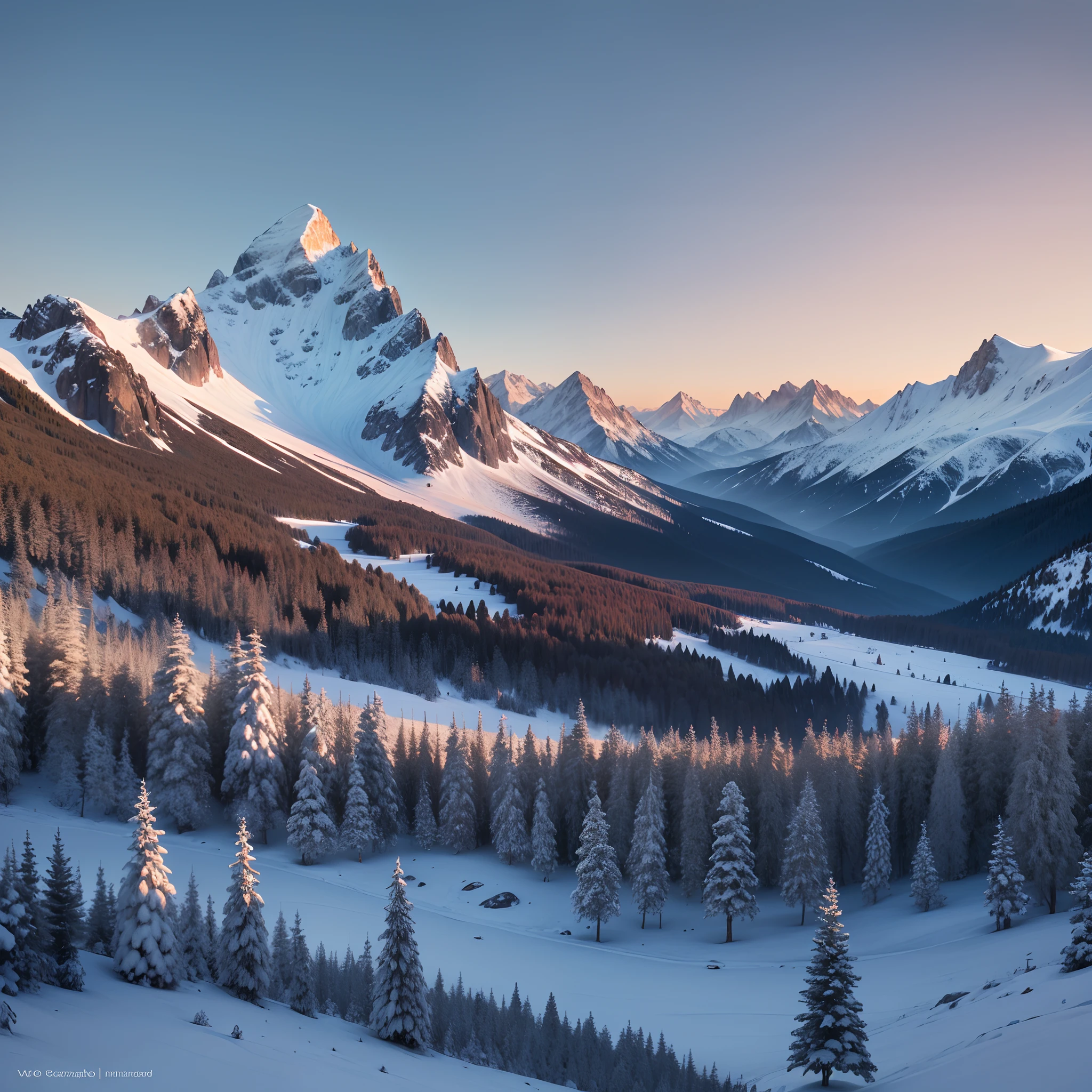 full-length, white, naked blonde woman standing in a snow moutain ( - Canada), The woman has a beautiful, toned, female muscular body. The image is realistic, highly detailed. Very high resolution, 8k rendering, late afternoon lighting with the sun setting and the horizon red. The lighting is perfect, the scene is sharp, extreme realism, cinematic image.