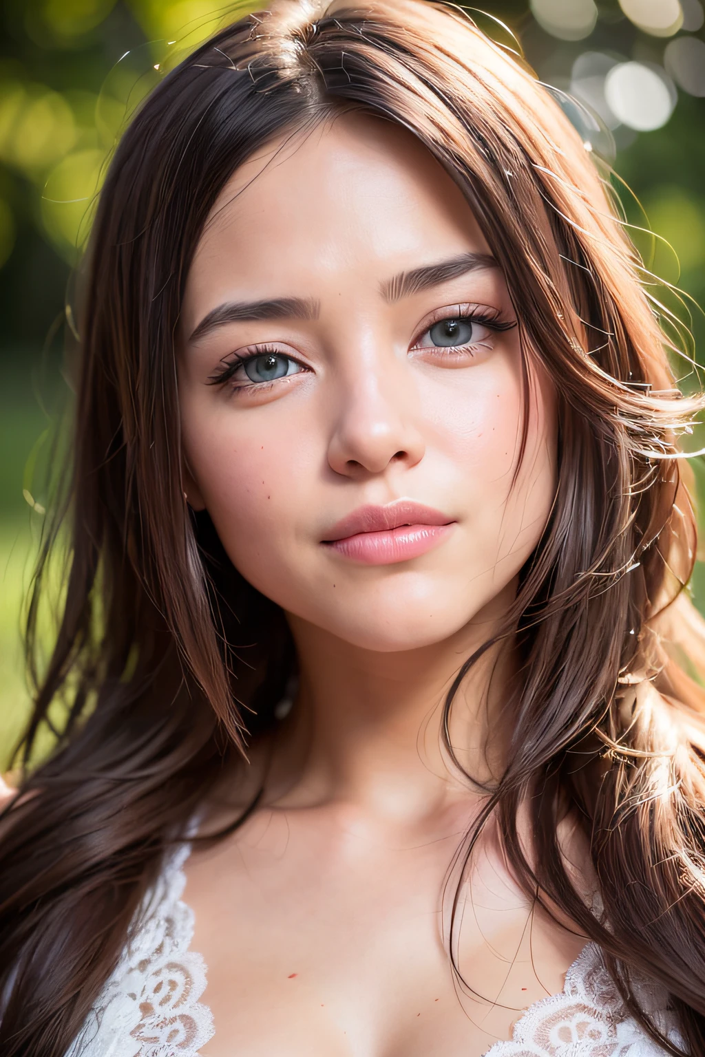 (realistic, photo-realistic:1.37),(8k, RAW photo, best quality, masterpiece:1.2), cute, ultra-detailed,heart-shaped pupils,physically-based rendering, ultra high res, kodakvision color, shot on Arricam LT Camera, bokeh, sharp focus,
looking at viewer,photorealistic,realistic, solo, photorealistic, best quality,extremely detailed face,extremely detailed eyes and face, beautiful detailed eyes,absurdres, incredibly absurdres,haunting smile,Messy hair, floating hair, ,