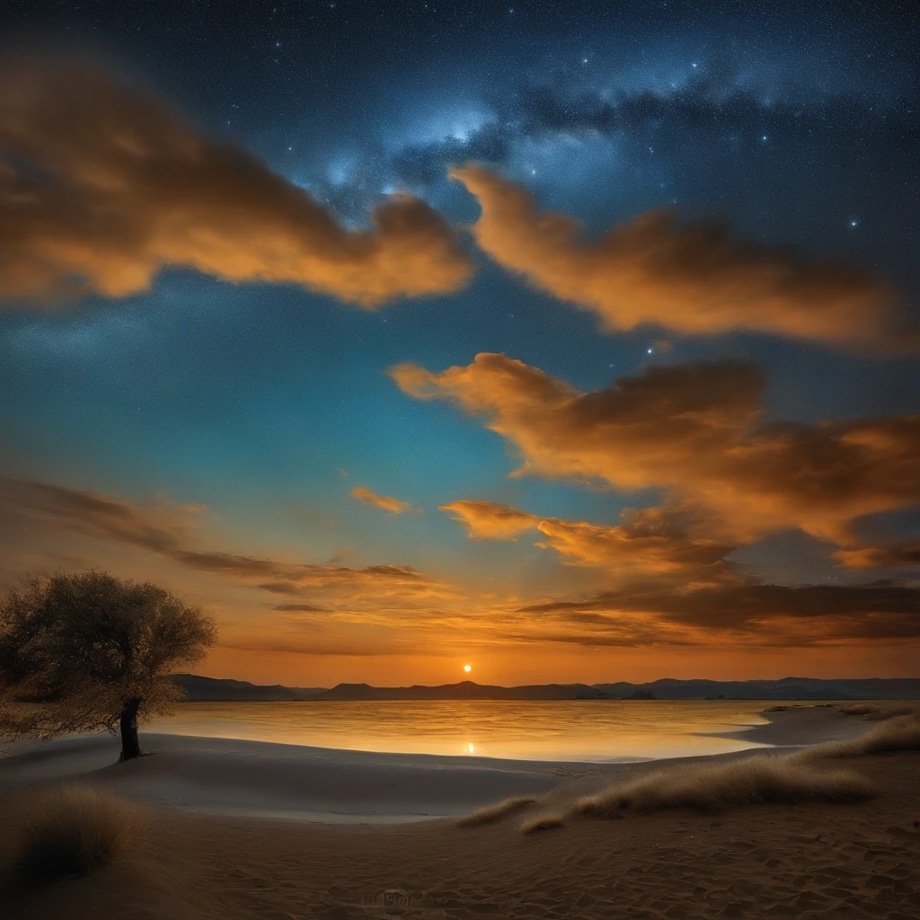 Coarse brushstrokes and wet paint，Fibonacci，the golden ratio，Melted wax，Visible brush strokes，oil on the canvas，Thick brushstrokes，insanely details，8K  UHD，ultra-realistic realism，Van Gogh Starry Sky