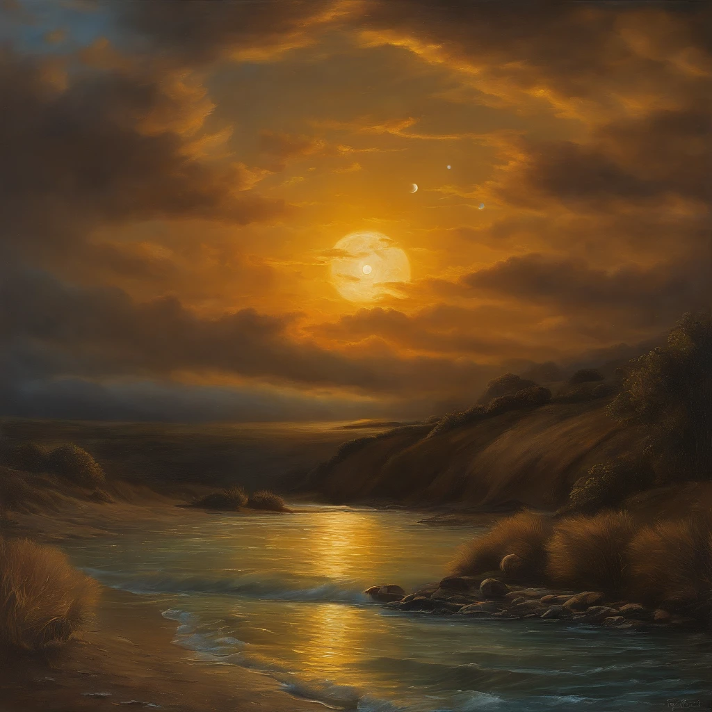 Coarse brushstrokes and wet paint,Fibonacci,the golden ratio,Melted wax,Visible brush strokes,oil on the canvas,Thick brushstrokes,insanely details,8K UHD,ultra-realistic realism,Van Gogh Starry Sky