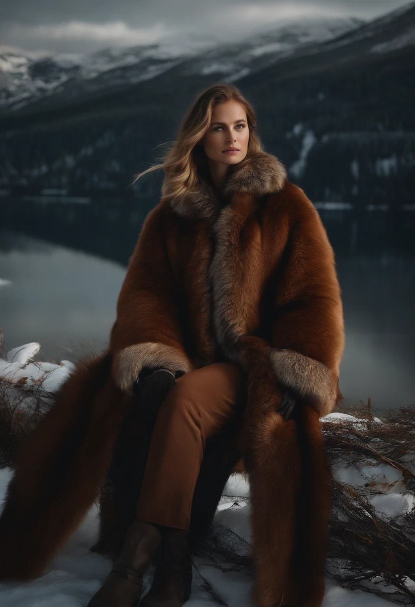 Nordic, cold, fur, relaxing, exiting