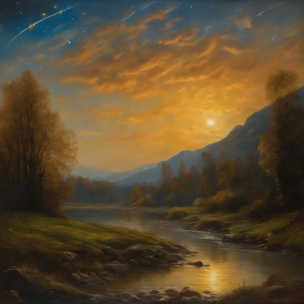 Coarse brushstrokes and wet paint,Fibonacci,the golden ratio,Melted wax,Visible brush strokes,oil on the canvas,Thick brushstrokes,insanely details,8K UHD,ultra-realistic realism,Van Gogh Starry Sky