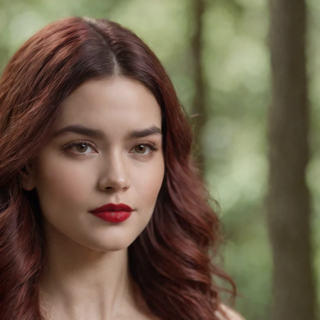 Rei com sua coroa, cabelo Ruivo, cabelo vermelho