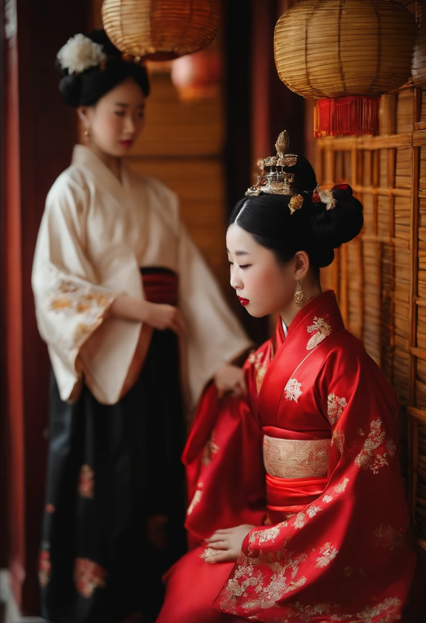 Duas s, uma chinesa e uma japonesa