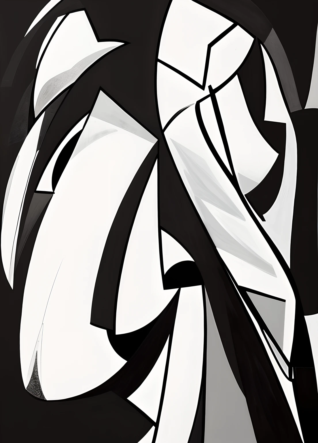 an abstract oil painting，Modern graphics, author：alexander archipenko, author：Lodwick Brookman, author：Cliff Gray, author：Alfred Krupa, author：Osip Zadkin, author：Peter Lanyong, author：Leo Michelson, author：Jankel Adler, author：Art Brenner, author：Bernard DeAndrea, author：Marcello Bacciarelli