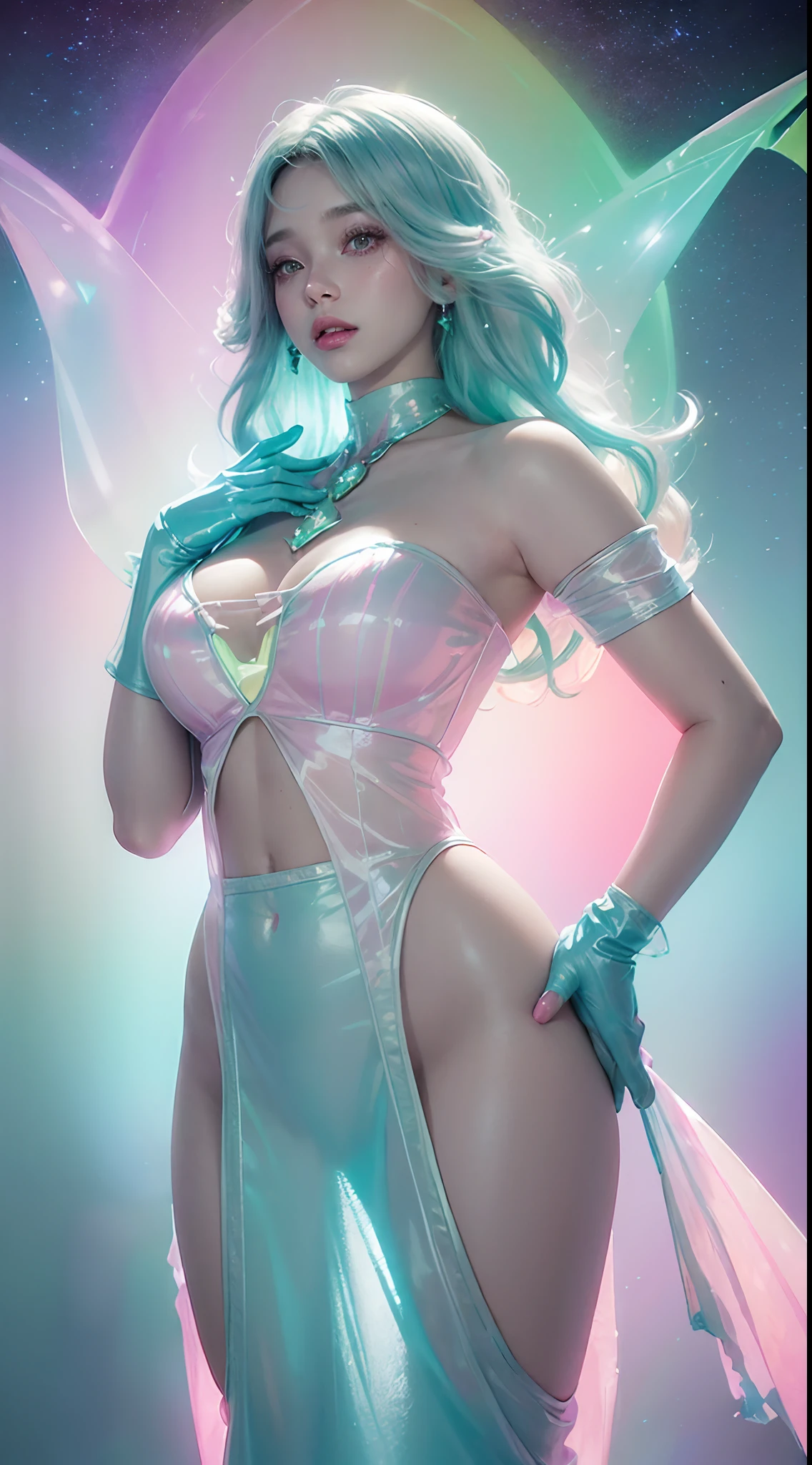 (fluorescent colors:1.4),(translucent:1.4),(retro filters:1.4), (fantasy:1.4),
candy world Disney land ethereal soft fluffy soft landscape forest snowavatar Pastel pink sky green blue sparkle ethereal light pastel whimsical light rainbow stars diamonds sparkle gemstone background hyper realistic Ultra quality cinematic lighting immense detail Full hd painting Well lit,