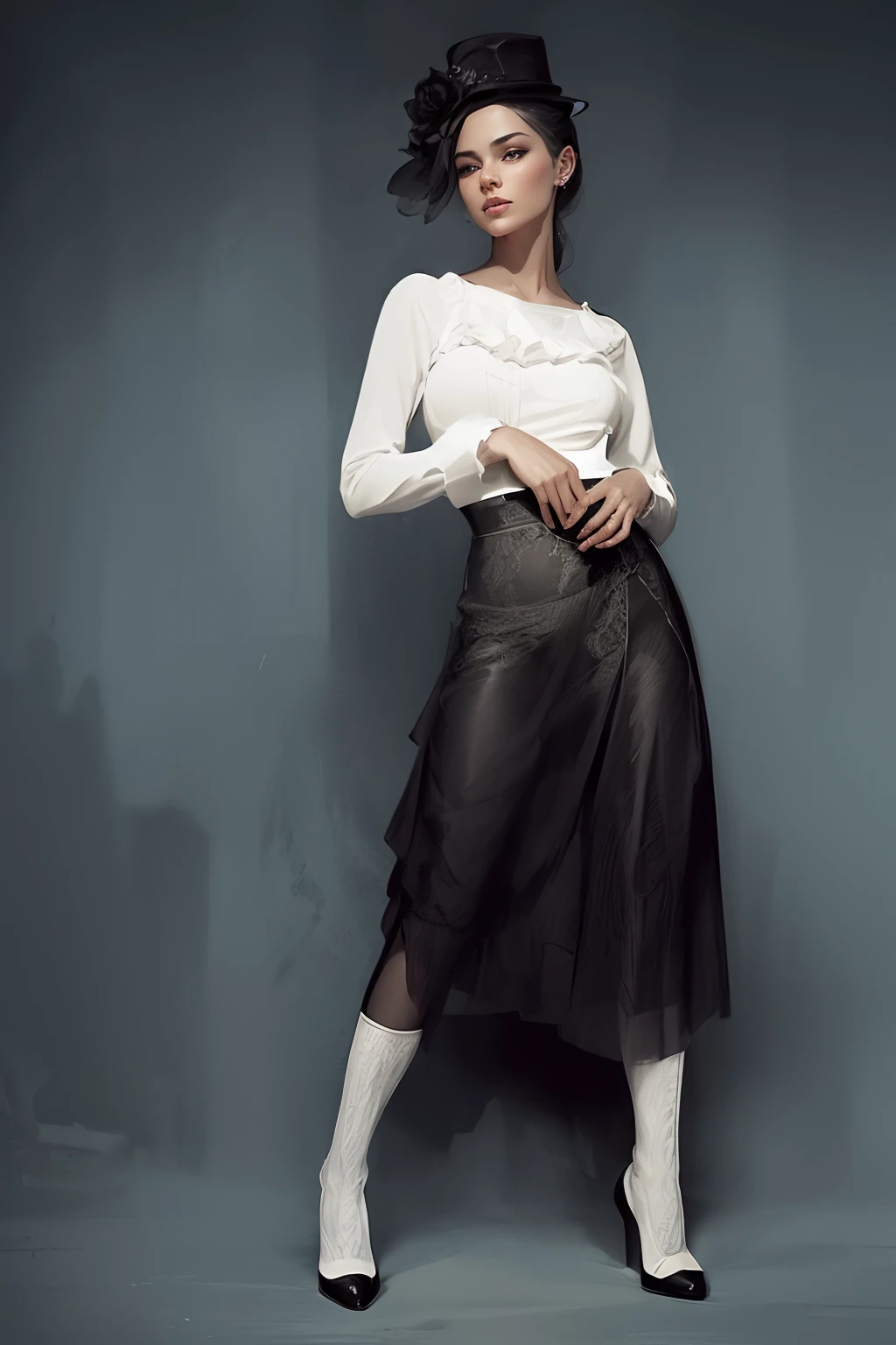 a black and white drawing of a woman in a dress and hat, exquisite digital illustration, beautiful gorgeous digital art, a beautiful artwork illustration, style of charlie bowater, sketch black and white colors, black and white coloring, in style of charlie bowater, gorgeous digital art, black and white colors, beautiful digital art, beautiful digital artwork, with beautiful wings