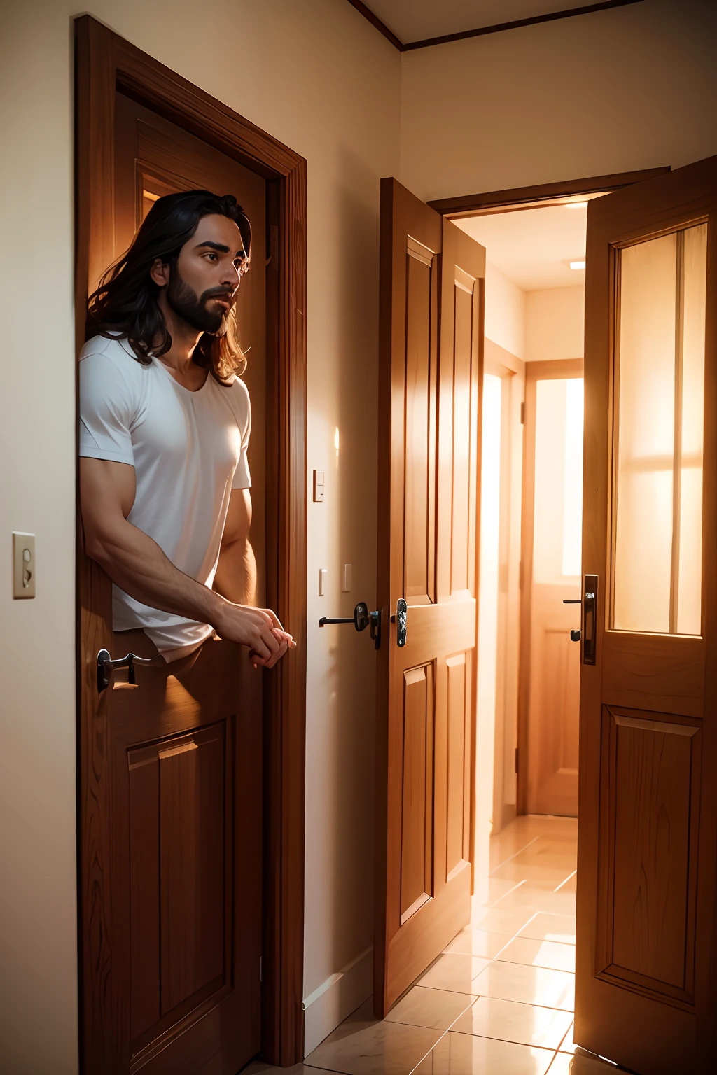 JESUS ABRINDO UMA PORTA