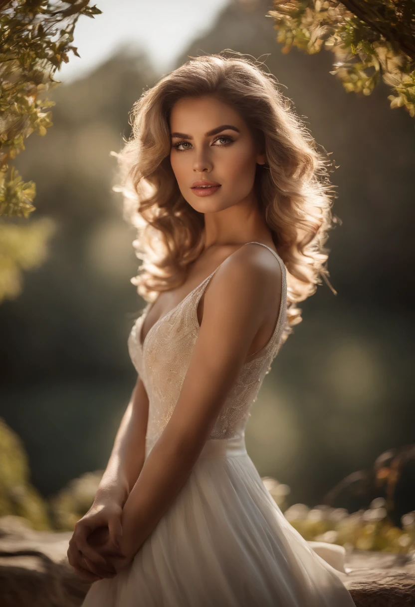 (best quality,4k,8k,highres,masterpiece:1.2),ultra-detailed,(realistic,photorealistic,photo-realistic:1.37),beautiful detailed eyes,beautiful detailed lips,extremely detailed eyes and face, long eyelashes,1girl,portrait,classic oil painting,strong gaze,glamorous pose,soft lighting,sensual atmosphere,bare shoulders,luxurious hair,subtle makeup,mysterious background,vintage color palette,elegant and sophisticated,delicate skin texture,artistic composition,vivid colors,shadows and highlights,graceful curves,provocative expression,playful smile,confidence exuding,sublime beauty,alluring charm,impeccable proportions,mesmerizing gaze,graceful and alluring posture,intimate and sensuous,ageless beauty,impeccable softness,embrace vulnerability,embody female power,expressive eyes,playful and teasing,subtle sensuality,innocent allure,expressive lips,whispered secrets,unforgettable presence,ensnare the viewer,goddess-like radiance,admiration in her gaze,unconstrained by societal norms,celebrate femininity,sexy and elegant.