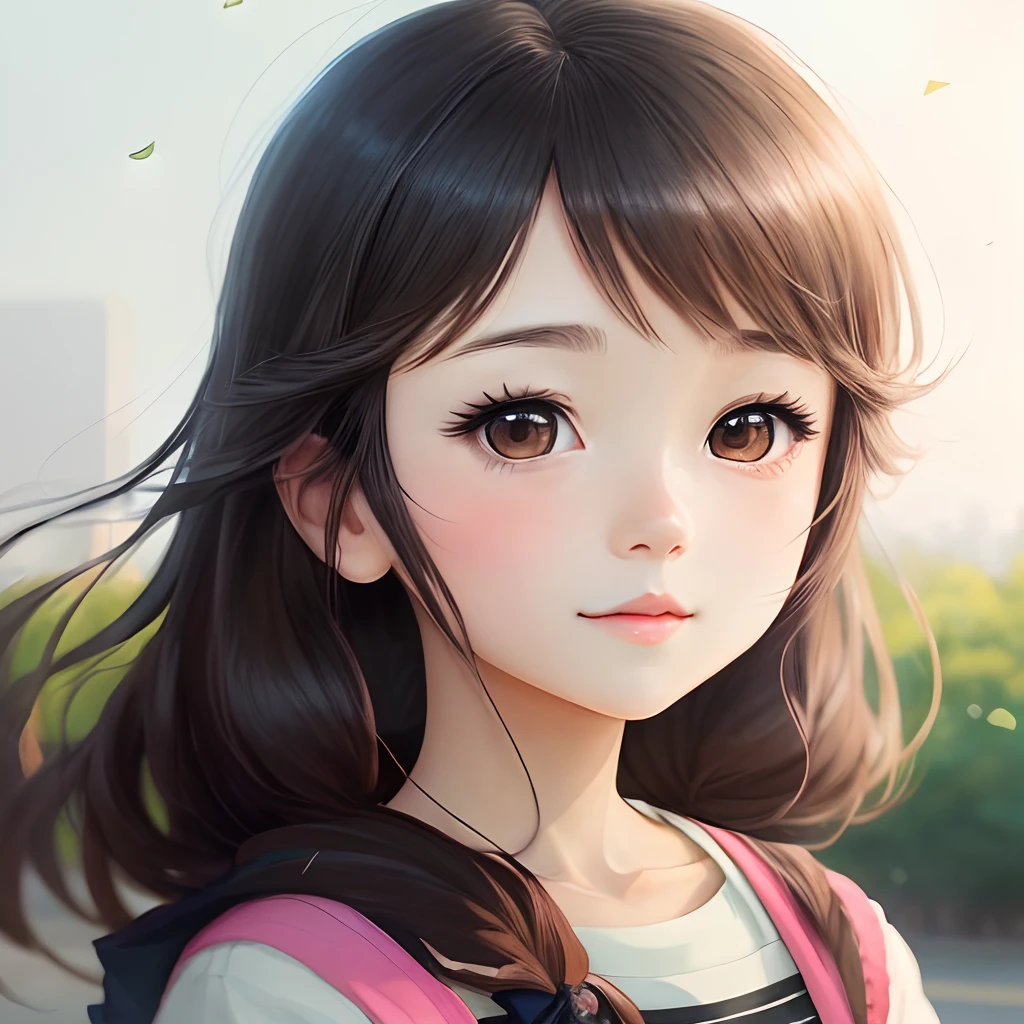 anime visual of a cute girl, Cute anime girl, cute kawaii girls, Cute anime, Cute anime style, Soft anime illustration, Cute anime girl portrait, cute anime girl portraits, extremely cute anime girl face, cute anime face, An anime girl, Kawaii realistic portrait, lovely art style, small curvaceous