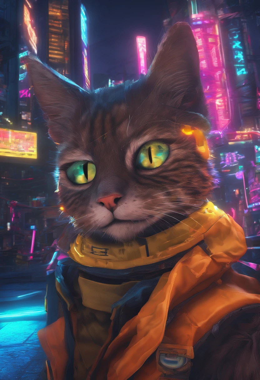 (Best quality,4K,8K,A high resolution,Masterpiece:1.2),Ultra-detailed,(Realistic,Photorealistic,photo-realistic:1.37),A cute little cat trembled slightly,Soft fur texture,Delicate paw pads,Expressive eyes,Cute twitchy beard,Hints of vulnerability,Gently wagging tail,playful pose,Art cat illustration,Subtle color palette,Natural lighting