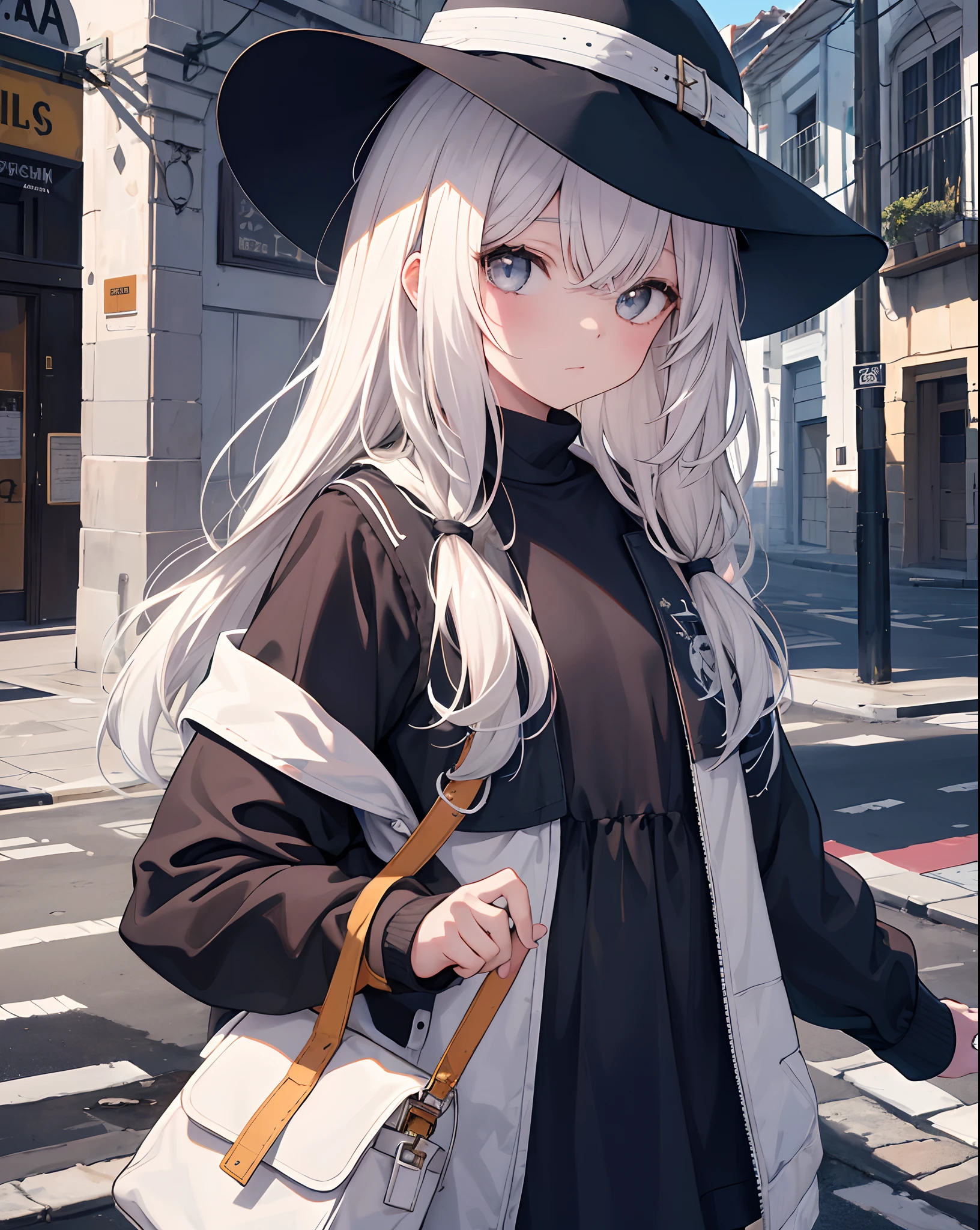 30 year old female, Wearing a black non-woven mask, Light brown long straight hair, She is wearing a small black boater hat and a black dress., dark brown eyes, Silver necklace, slightly bigger eyes, There&#39;s a wristwatch on the list on her right hand., Detailed female genitalia、thin pubic hair、standing with spread legs