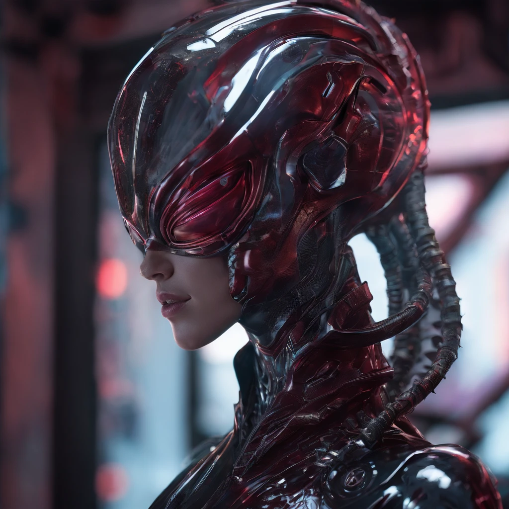 32K(tmasterpiece,k hd,hyper HD,32K)Roll Flying Flax Constellation,Lizard Head Platinum Gold Silk Armor Tulle Cyberpunk Space Station 1:90 miniatures,the sideview,semi transparent,Portrait close-up,Ice is permeable to gas,Film light and shadow,Full composition,Panorama ultra-wide angle,extremely happy,Pterostilbene has a delicate texture,Strong visual impact,hyper-detailing,Dream girl,Refined face,prettyeyes,Cherry small mouth,high saturated,Long flowing burgundy hair,crystal-clear,Good sense of perspective,Light and shadow effects,16K smooth,Surface reflected light