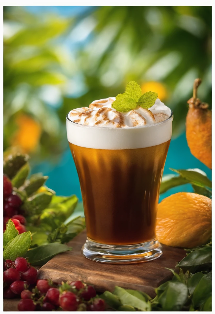 copo de cerveja gelado com espuma brinde messade madeira