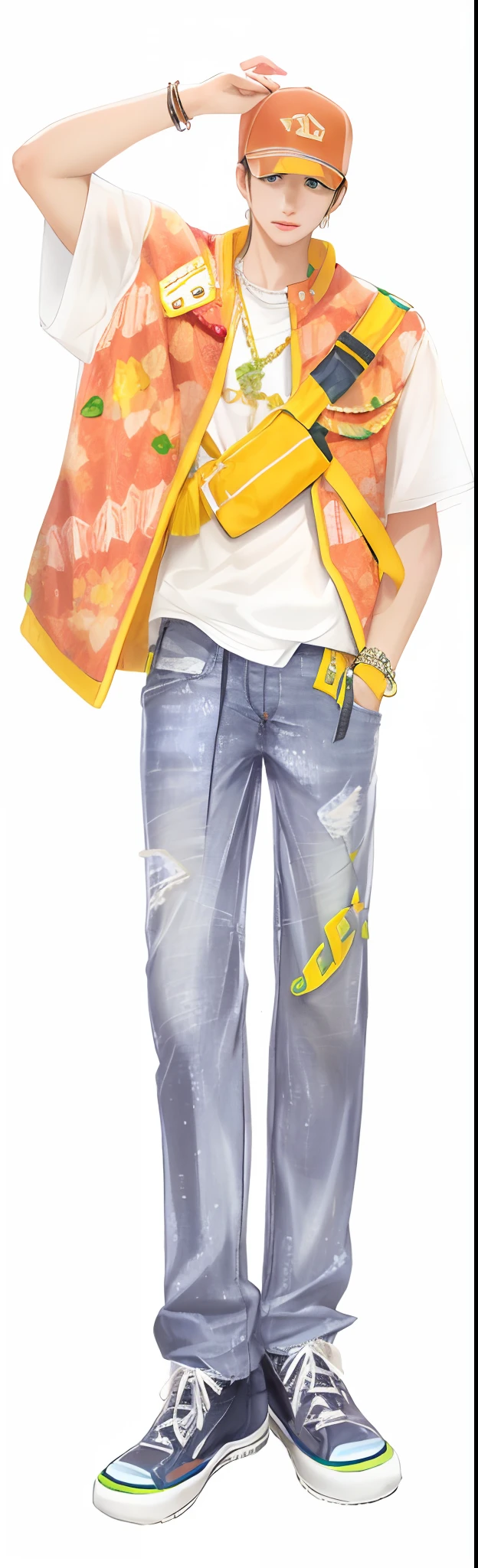 Pubic area is clear,filigree,denim pant ,