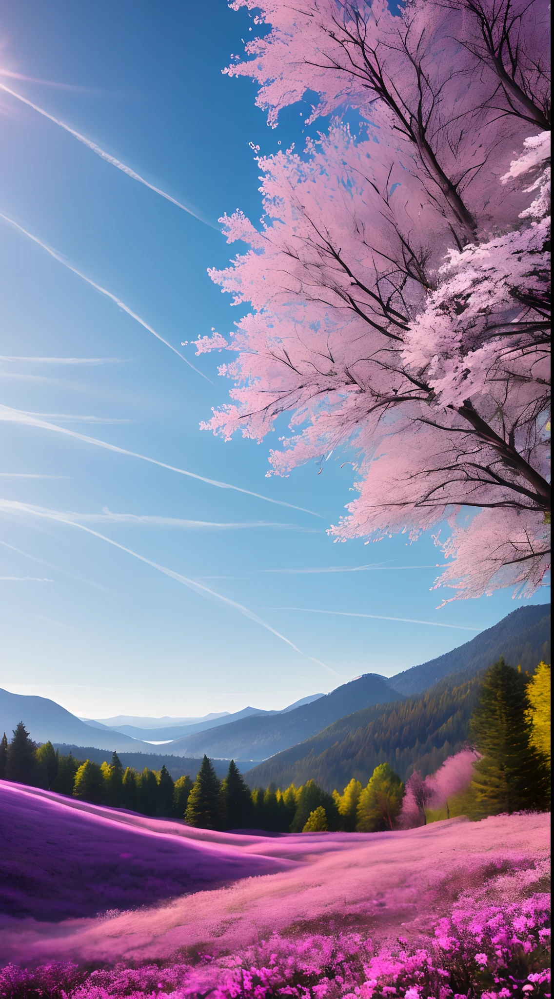 Masterpiece, Best Quality, High Quality, Extremely Detailed CG Unity 8k Wallpaper, Scenic, Oil Painting, Award Winning Photography, Bokeh, Depth of Field, HDR, Glow, Chromatic Aberration, Photorealistic, Extremely Detailed, Art Station Trending, CGSociety Trending, Intricate , highly dramatic, midway art and masterpiece, best quality, highest quality, extremely detailed CG Unity 8k wallpapers. A lush summer landscape of rolling green hills stretching to the horizon, dotted with wildflowers in shades of pink, yellow and purple, flooded with light. This is a masterpiece, best quality, highest quality, extremely detailed CG unity 8k wallpaper peaceful autumn landscape surrounded by golden yellow, fiery red and burnt orange trees. The fresh air smells sweet of fallen leaves and wood smoke. The ground is covered with a warm layer of leaves that rustle under your feet. A misty mountain rises in the distance, surrounded by light And a masterpiece in the best quality and extremely detailed CG unity 8k wallpaper A breathtaking winter landscape covered in snowy capes, creating a A world of shimmering whites and cool blue shades. The tall evergreens are tall and proud, their branches covered with snow and light. This is a masterpiece with the best quality, great quality and extremely detailed CG unity 8k wallpaper vivid spring landscape full of new life and colors. The hills are carpeted in green with delicate wildflowers in shades of pink, purple and yellow, with plenty of lighting