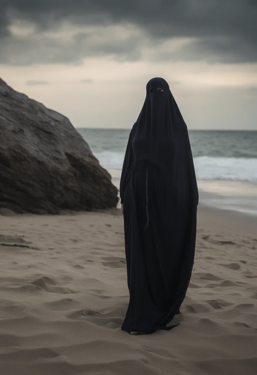 9 pregnant woman, wearing hijab, tight clothes, full body, 8k, high resolution, on the beach, surrounded by pregnant women wearing hijabs, big breast and big pregnant belly.