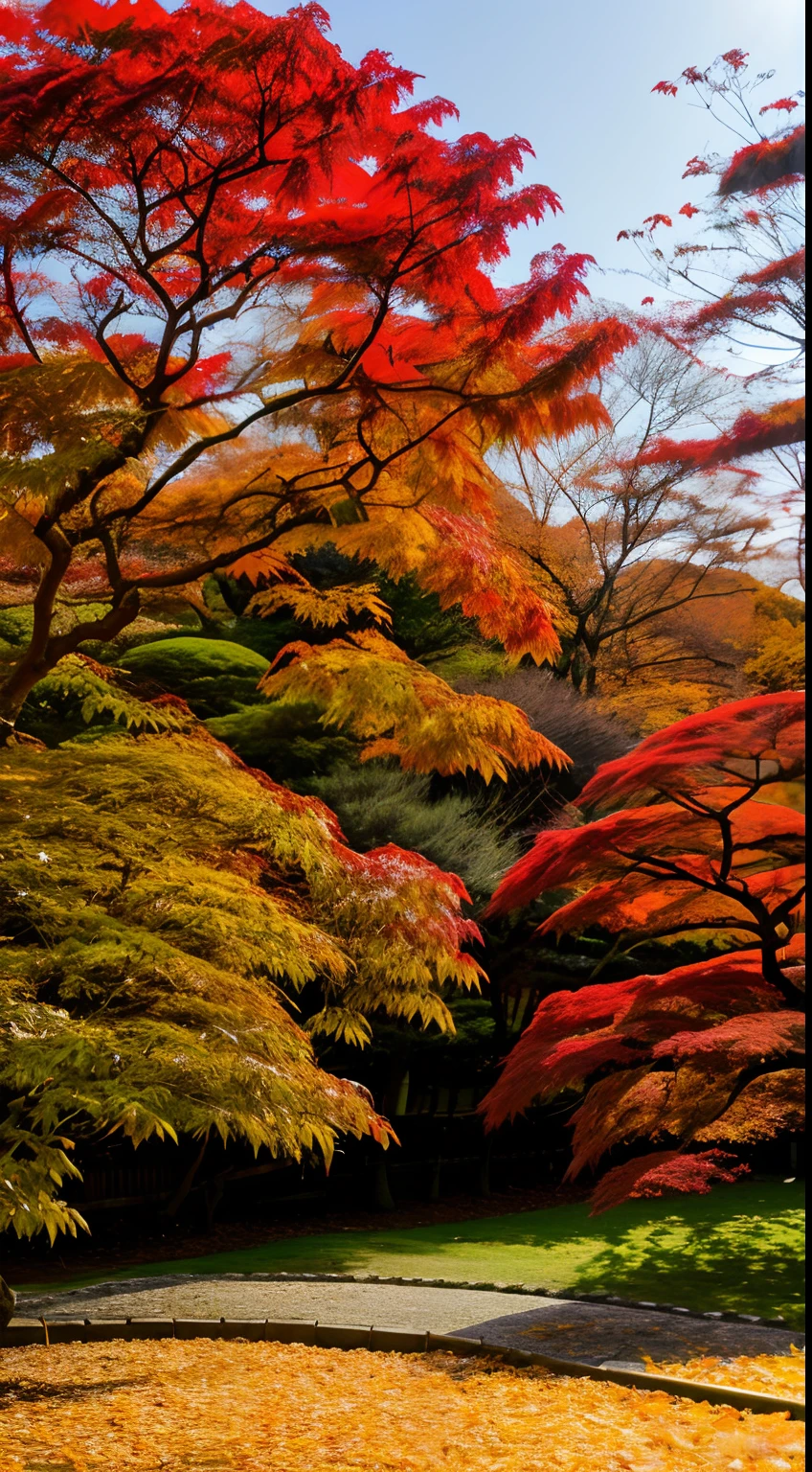 high high quality,Large expanses of autumn leaves fill the screen , Japanese maple,富士XT3