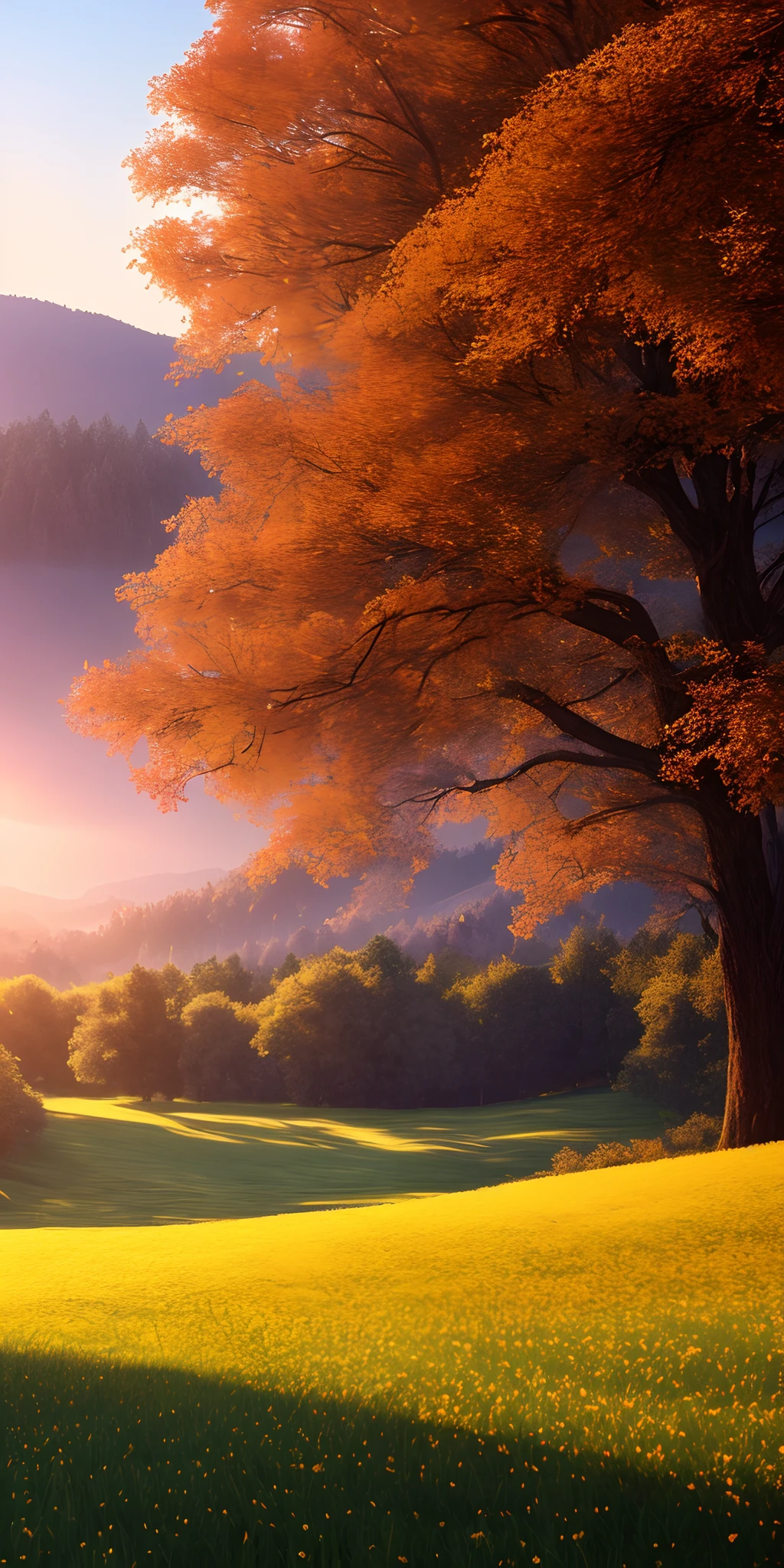 Masterpiece, best quality, high quality, highly detailed CG unified 8k wallpaper beautiful landscape oil painting, award winning photography, bokeh, depth of field, HDR, bloom, chromatic aberration, realistic, very detailed, trends on artstation, trends on CGsociety, complex, high detail, dramatic, midway art and masterpieces, best quality, high quality, extremely detailed CG unified 8k wallpaper lush winter landscape, rolling green hills stretching towards the horizon, dotted with pink, Yellow wildflowers and purple, volumetric lighting and masterpiece, best quality, high quality, extremely detailed CG Unity 8k wallpaper tranquil autumn landscape surrounded by golden, fiery red and burnt orange trees. The fresh air is mixed with the sweet aroma of fallen leaves and wood smoke. The ground was covered with golden leaves, rustling under your feet. In the distance, a golden mountain rises, volumetric lighting and masterpieces, the best quality, high quality, extremely detailed CG unified 8k wallpaper stunning winter landscape covered in golden mantle, creating a world of sparkling white and gold. Tall evergreens tall and proud, their branches crushed by snow, volumetric lighting and masterpieces, the best quality, high quality, extremely detailed CG unified 8k wallpaper, vibrant spring landscape full of new life and colors. The rolling hills are covered with a green carpet, dotted with delicate wildflowers in pink, purple and yellow tones, and stereo lighting