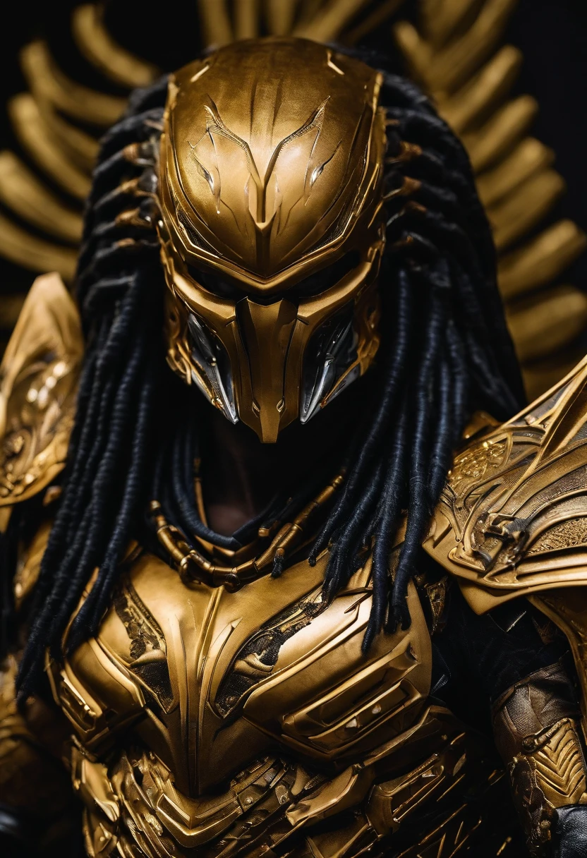 Predator,Gold high-tech armor
