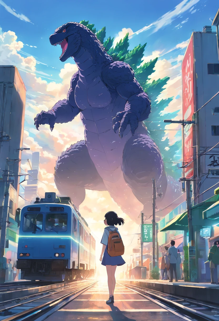 Godzilla come trenes