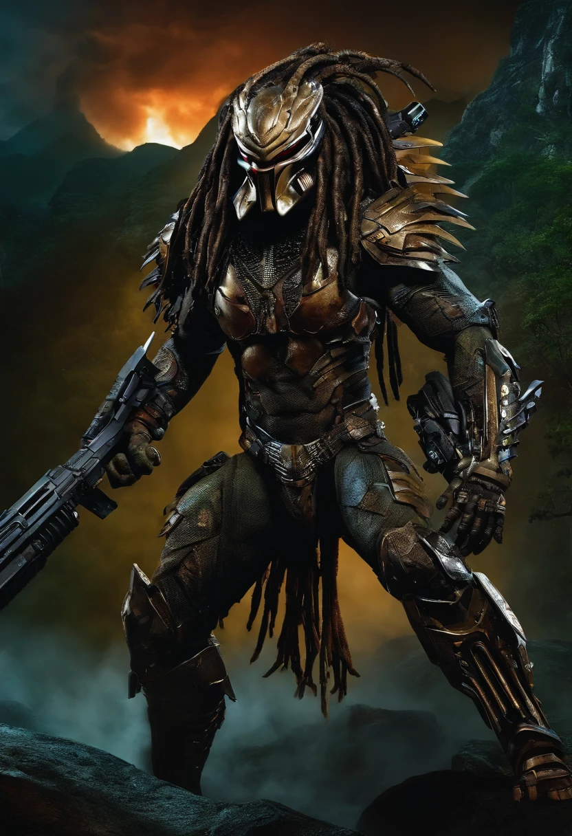 Predator,full bodyesbian,Heavy weapons