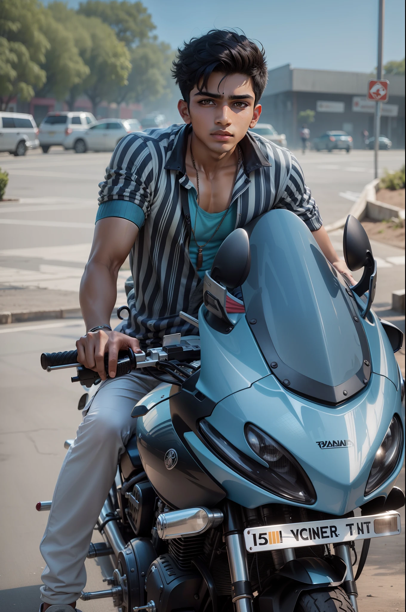 Handsome Indian teenager
