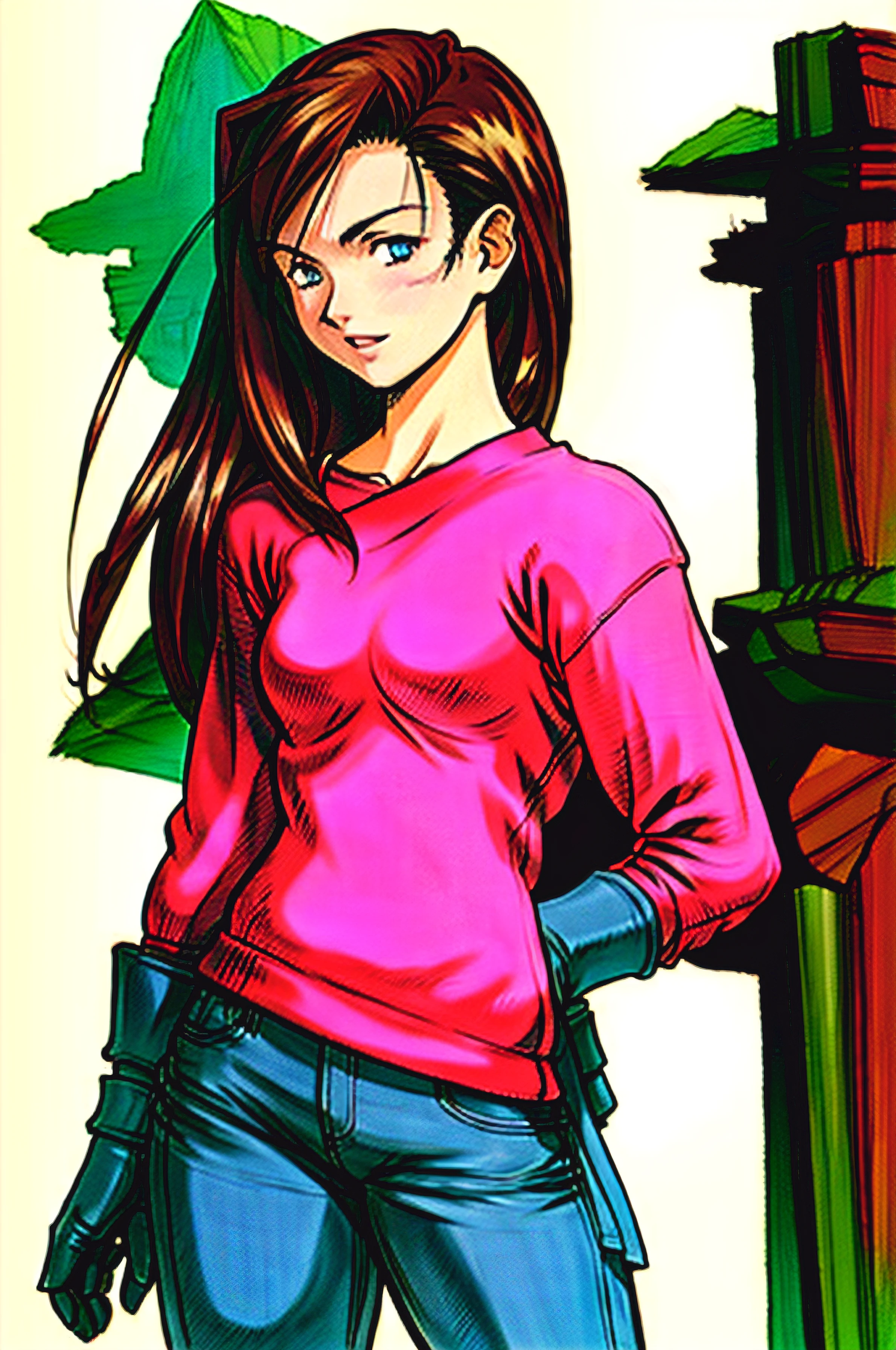 1 Girl, Tachie, Solo, Solo Focus, Casual Wear, 1990s City