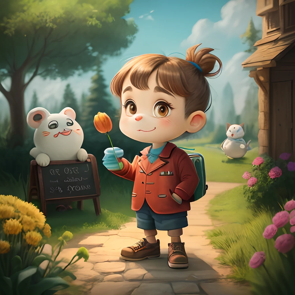 Cartoon antique character IP
