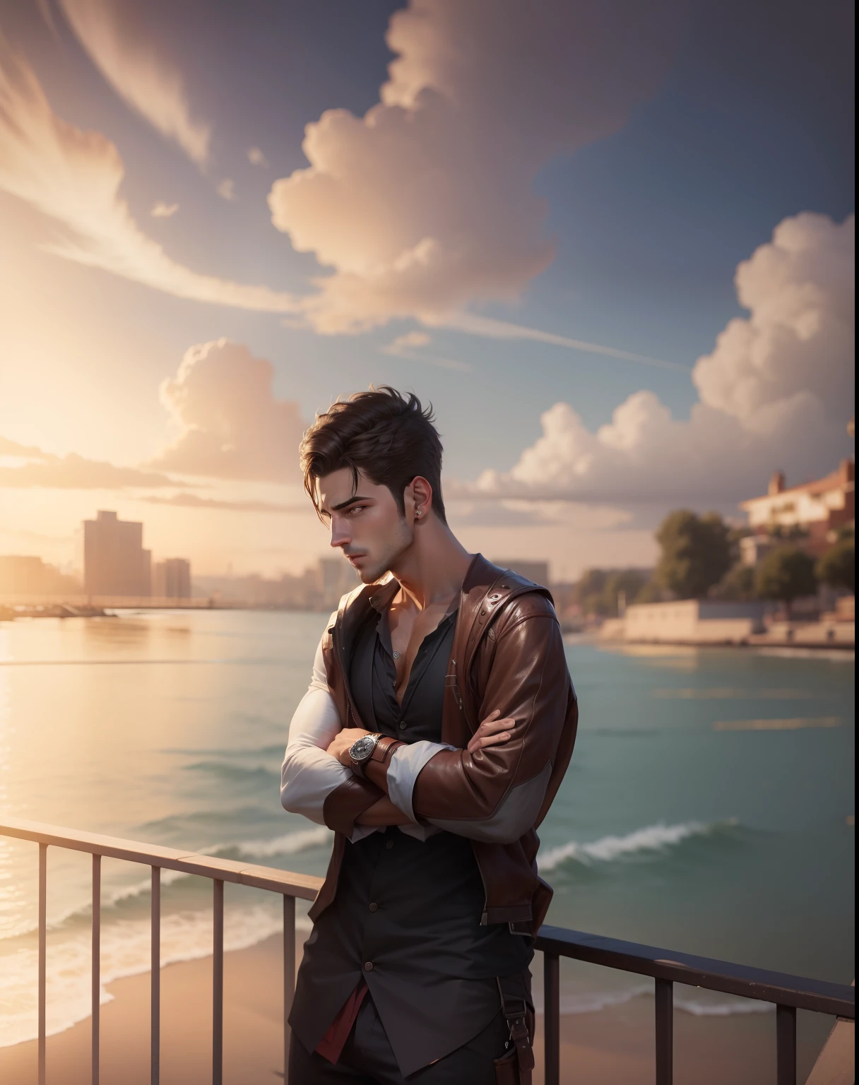 Change background handsome boy, realistic face, 8k ultra realistic world handsome boy,