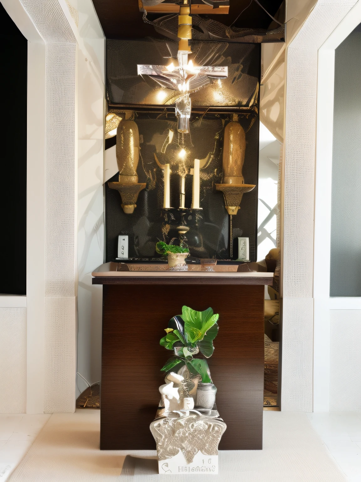 RAW photo, Masterpiece, high quality, best quality, authentic, super detailed, glossy indochina black furniture), couch, table, carpet, shelf tv, 1 solid wood door:1.4,((laminated plaster,))), day light)), natural light fromt glass door, archdaily architecture, (high detail: 1.2), 8k uhd, dslr, soft light, high quality, film grain, Fujifilm XT3,Living room, well arranged livable space, homy, (couch:1.3), (coffee table:1.3), (armchairs:1.3), dining table with chairs, Traditional design, crown holding, emphasis on on symmetry and order, classic decor elements, chandeliers and bookcases, neutral colour schemes with pops of bold colours, jewel tones