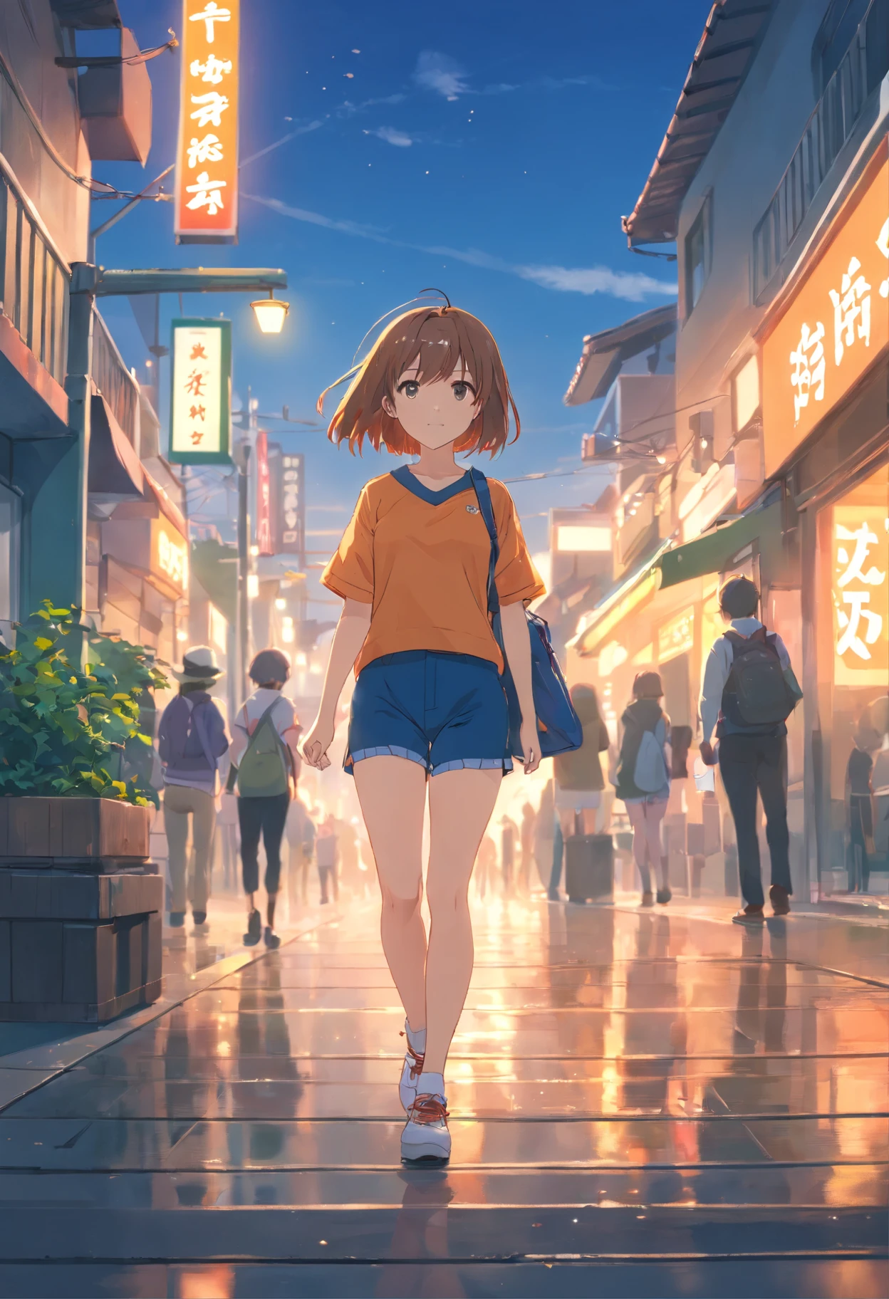 Japan cute girls，La ropa ar，hermosas piernas. River Fantasy,with baseball cap,Air Jordan 1 altos, Medias blancas，444 Hz, Beautiful, impresionante, Altamente detallado, 8k, uso, afectuoso, Ultra foto realsisim, paisaje,(((Sombreros:1.2))),(((Bobhair:1.5))),(((Las bragas son visibles