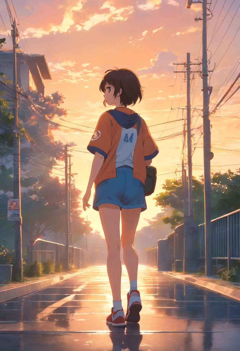 1 Chicas al aire libre, tarde, Starrysky, in a panoramic view, with baseball cap,Air Jordan 1 altos ,Paisaje, horizonte, El techo, sentado en la azotea, Viento,(wide angles,Detalles Ultra HD,Obra maestra, hiper HD, Super detail, Detalles altos, La mejor calidad, A high resolution, Premiado, 8k),(cinematography lighting)
