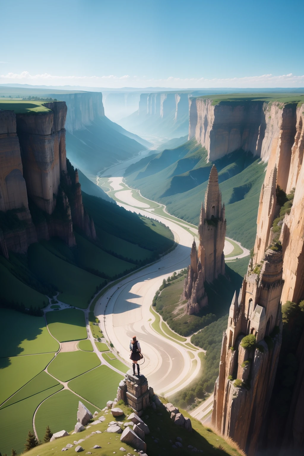 valley　Aerial walks　Fantastical