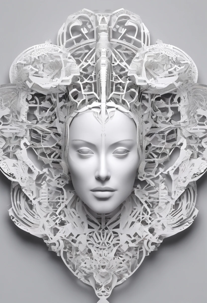 (Natural hormones for women),Cyberpunk,Mechanical,blue eye glows,metal surfaces,Digital display,advanced technique,Futuristic,Neon light,electromagnetic field,Sharp edges,streamlined line design,Numerical Biology,Biomechanical,mystical ambiance,Glass visor,heightened senses,Energetic posture,Invisible circuits,holographic projections,Colored wires,Full body photo of a pure white female cyborg