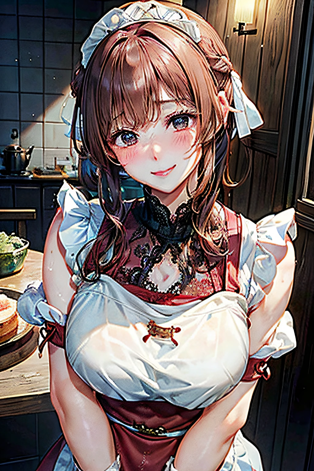 best quality, masterpiece, soft lighting, highresmasterpiece, best quality,sushang, 1girl, breasts, pantyhose, solo, hairclip, open mouth, looking at viewer, apron, smile, maid, black pantyhose, black dress, frills, short sleeves, jewelry, blush, maid apron, multicolored hair, gigantic sagging breasts, huge breasts, gigantic breast, looking at viewer, no panties, camel toe, bottomless, thight tiny pussy, lickable pussy, hentai,vagina visible,clothes lift, detached sleeves, upper body, perspective, nipple slip, masterpiece, best quality, highly detailed,pleading face, shirt lift, short sleeves, thong,hands on own chest , blush, open legs, standing, sexy pose, phone, selfie, mirror, skirt lift, bottomless
