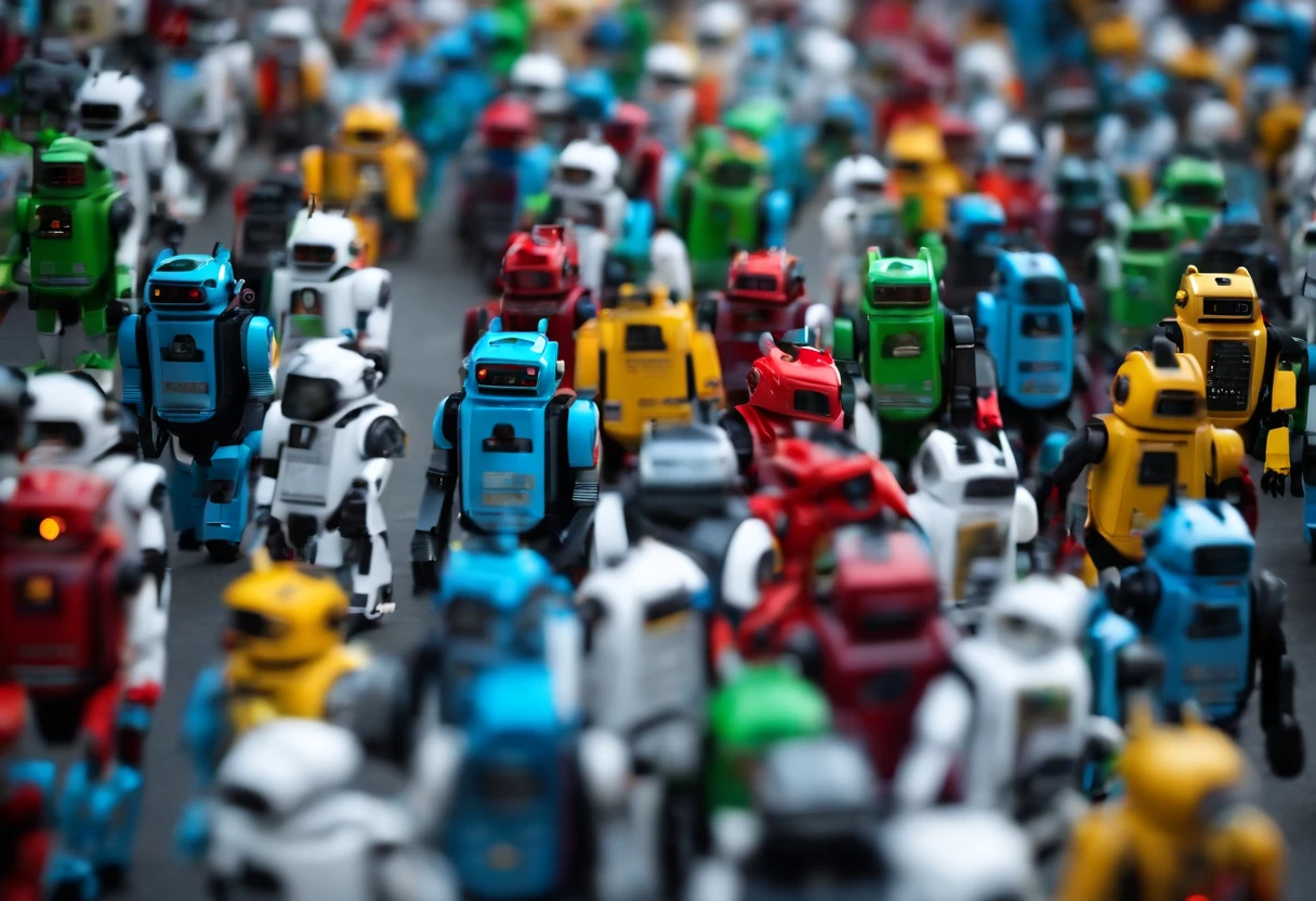 Legions of many smartphone robots are marching through the city