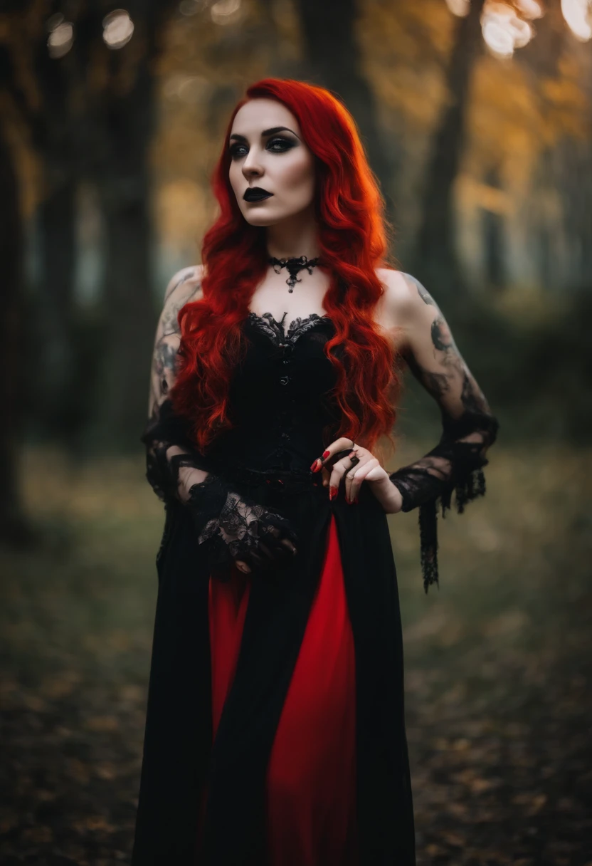 sexy gothic girl, (Canon EOS 5D Mark IV Camera, Famous for capturing vibrant colors and rich textures:1.2),upper body