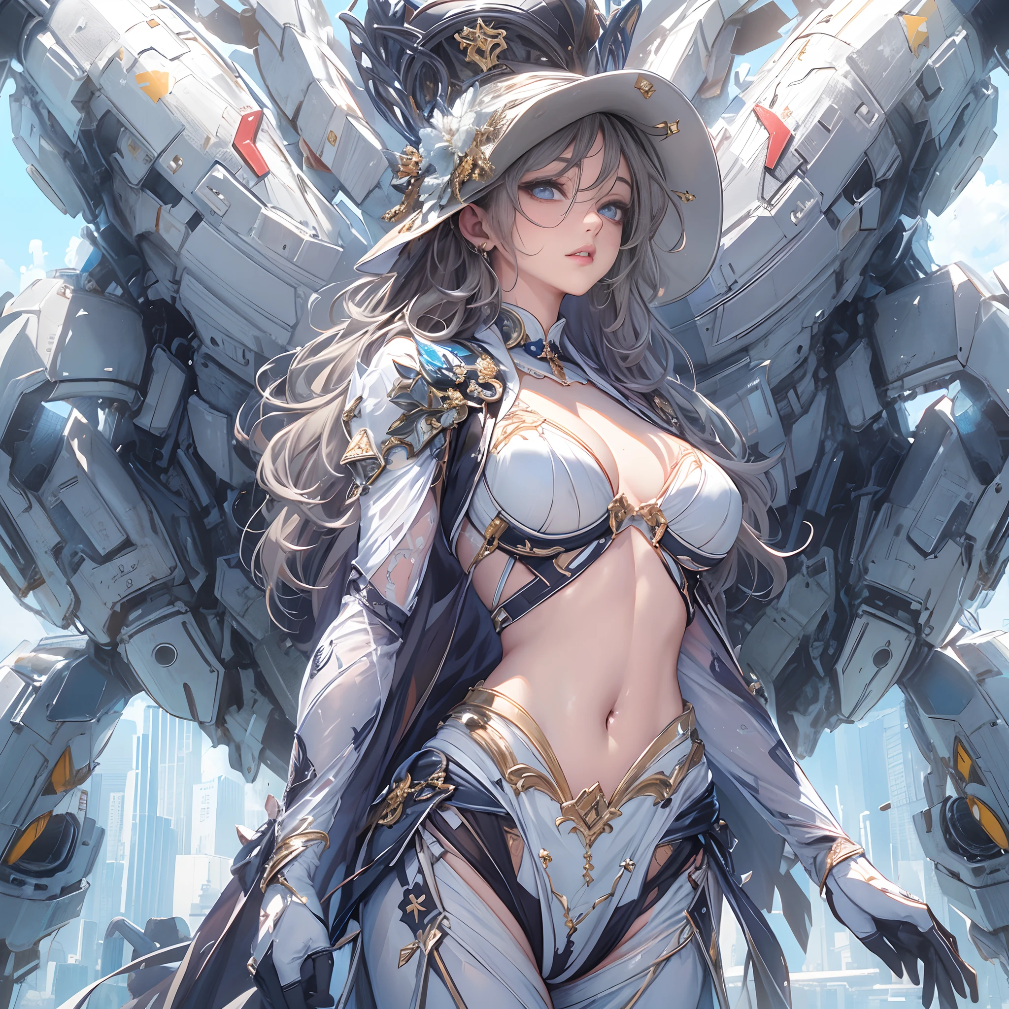 ((Masterpiece, Highest quality)), perfectly proportions,full bodyesbian, Full of details, beuaty girl,(hyperdetailed face, Highly detailed lips, Detailed eyes, Double eyelids), There is 1 mole in the right breast,White see-through bikini,High Balance, Overhead halo,Natural light,