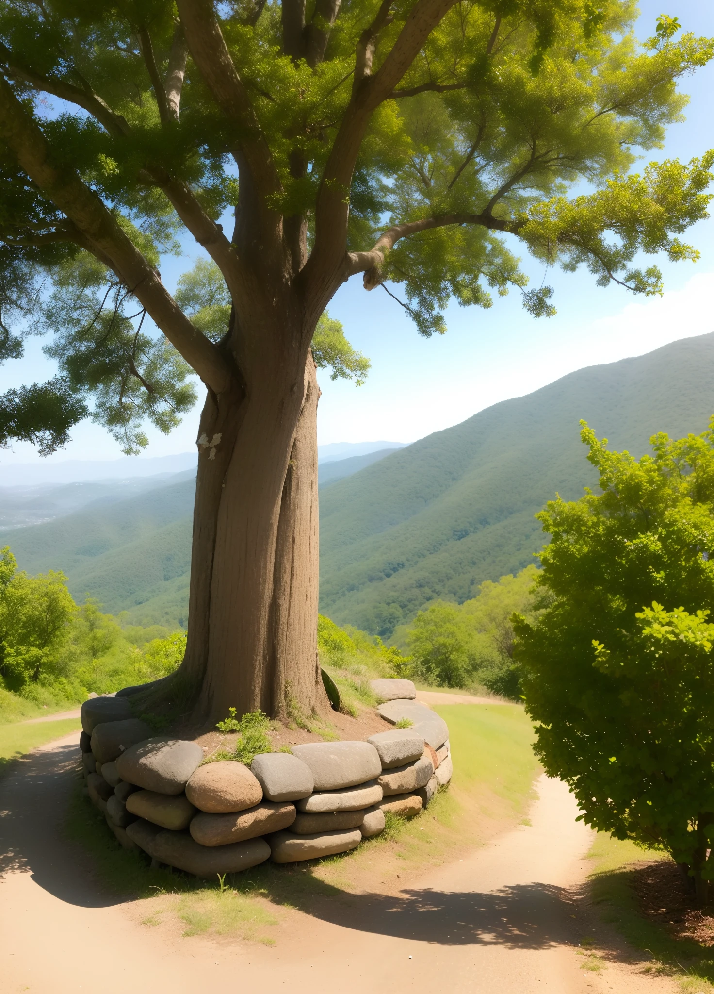 A small tree on Mountain hill