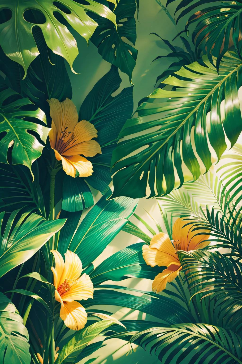 tropical, tropical mood, tropical atmosphere, a plant, tropical, Tropical paradise, tropicalism, tropical style, tropical flowers, tropical jungle, Tropical plants, (tropicalism), tropical forest, Tropical undertones, Tropical atmosphere, tropical climate, inspired by Eden Box, elegant tropical prints, Tropical leaves, tropical background