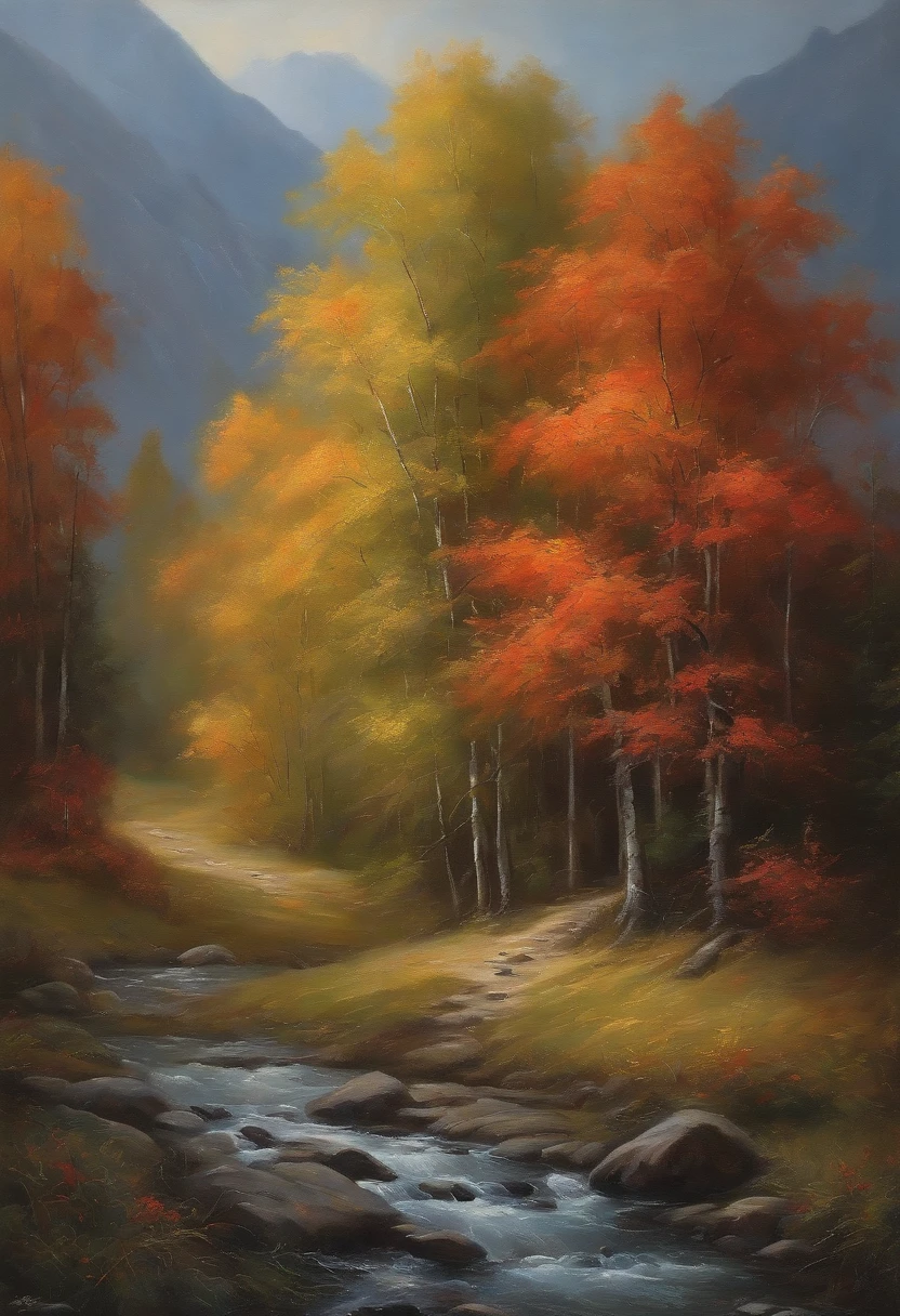 oil painted
