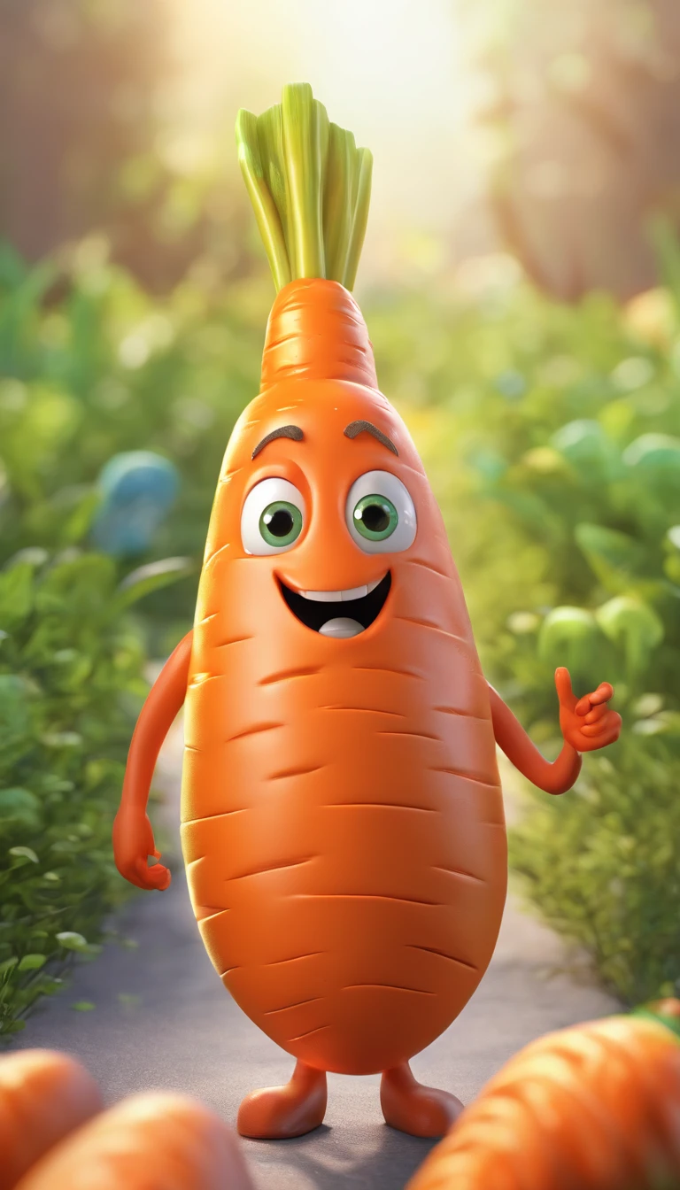 poster, SUPER CARROT CHARACTER